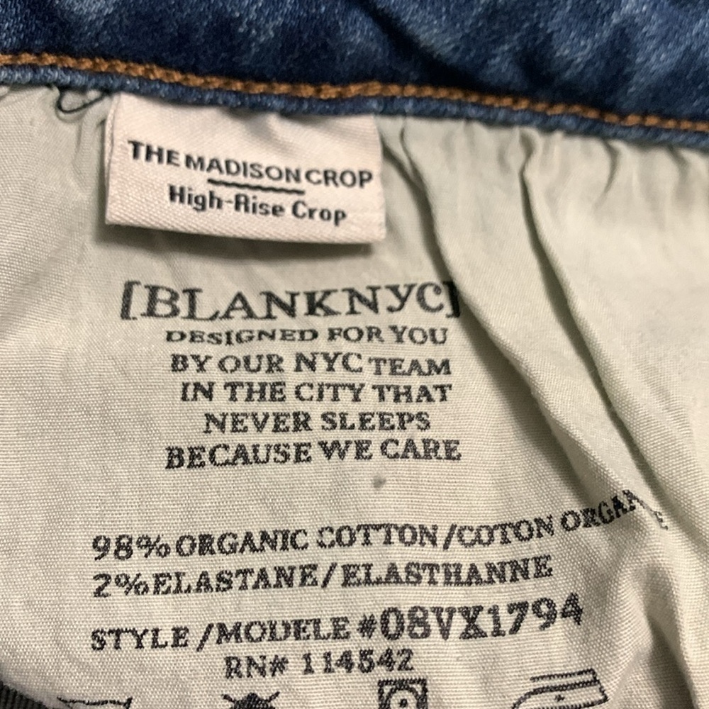 [BLANKNYC] The Madison Crop 20W - Picture 6 of 13